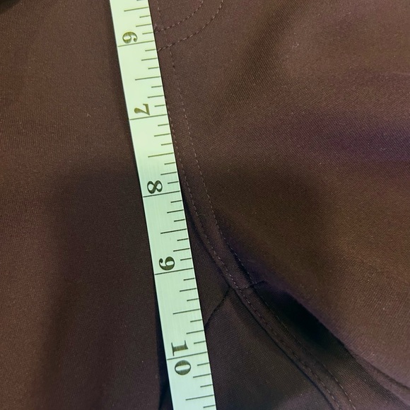 “DKNY Jeans” Dark Purple Leggings w/Elastic Waist & Front/Back Pockets Size S - Picture 8 of 12